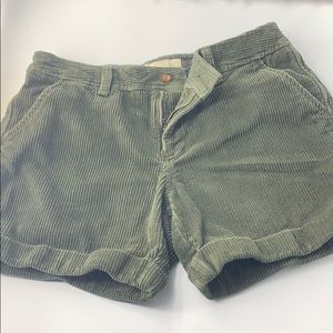 Forrest Green Corduroy Shorts